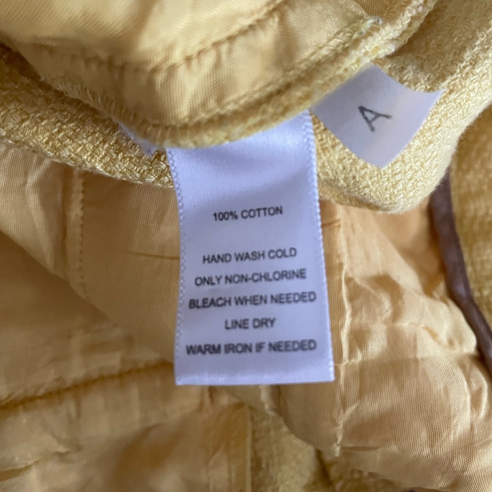 Ann Taylor Loft Yellow Shorts Size 12 - Picture 4 of 6